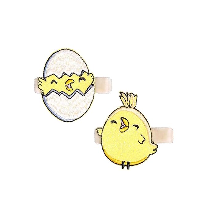 Baby Girls Carrot Hair Clips Pin Easter Bunny HairClips Carrot Hair Barrettes Pin JHE27 (2 Pcs Set-D)