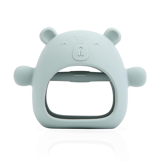 GZO Teething Toys for Babies Soothe Teething Pain and Itching Gums, Food Grade Silicone Teethers for Babies 0-6 Months/6-12 Months, BPA Free.
