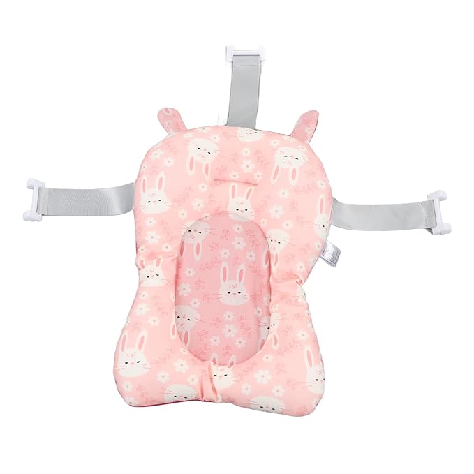 Baby Bath Mat Prevent Slip Soft Quick Dry Lightweight Sitting and Lying Down Infant Bath Cushion for Newborn Infant ()