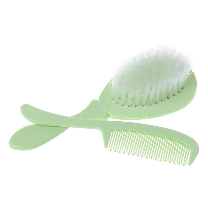 Newborn Baby Hairbrush Soft Baby Comb For Head Scalp Massager Tool Set Portable Hair Brush Infant Comb Baby Care