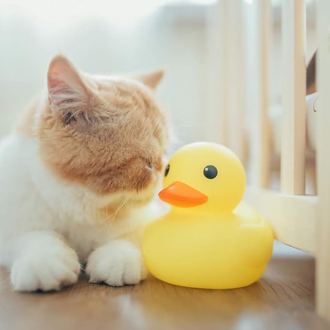 MYLIFEUNIT 4 inch Yellow Rubber Bath Ducks for Child (Pack of 2)