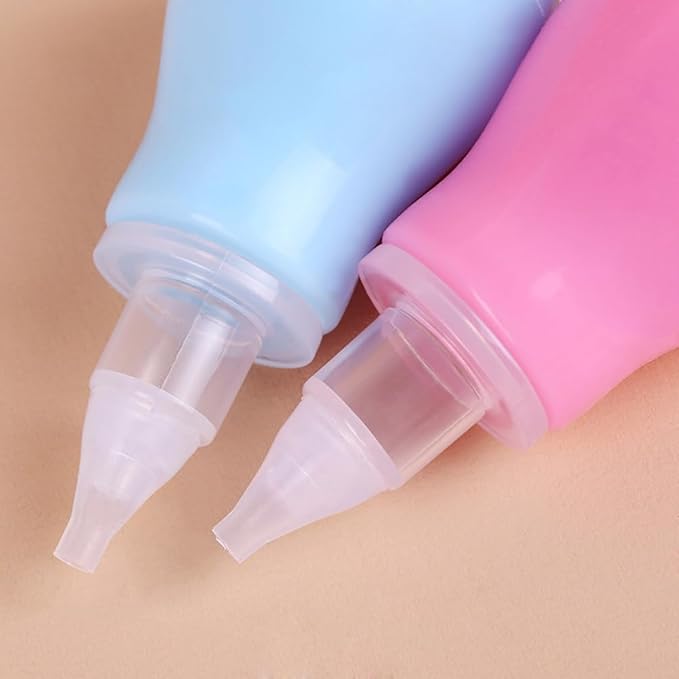 ibasenice 4-Pack with Soft Spout for Mucus Removal and Congestion Relief Portable Cleaner for Newborns and Infants