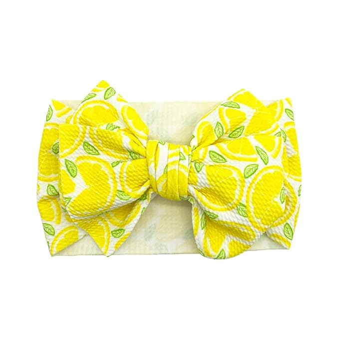 Baby Headbands for Girls Nylon Hair Bows Turban Knotted Headwraps for Newborn Infant Toddlers Kids (PR22-8)