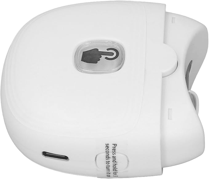 Electric Automatic Nail Clipper Rechargeable Intelligent Safety Nail Trimmer for Baby Adults (White)