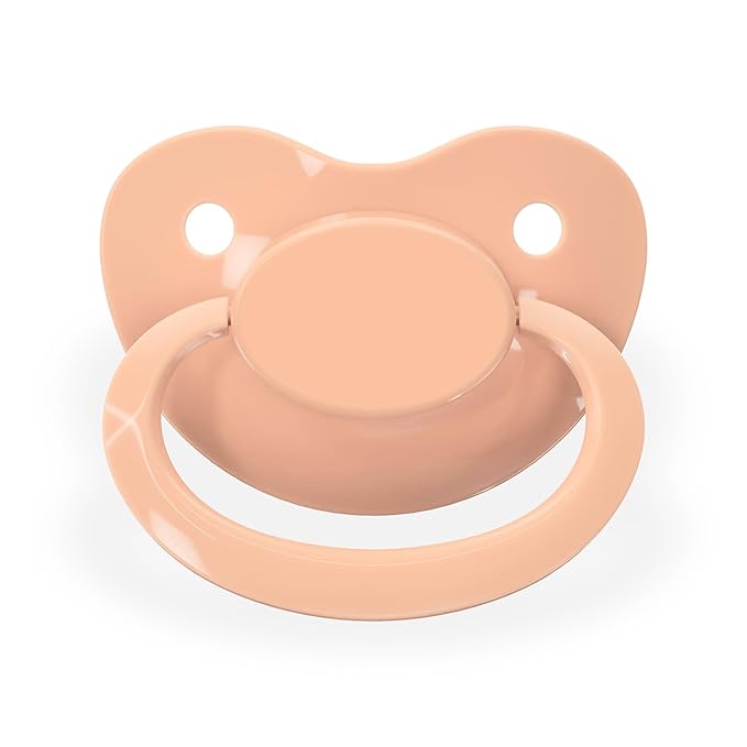 Pacifier Addict - Fixx - JUMBO Functional Adult XXL Silicone Pacifier - Size 10 (Blush Pink)