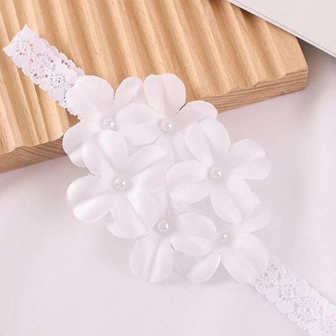 Bethynas Baby Girls Cute Bow-knot Headband Soft Lace Floral Hairbands Newborn Infant Toddlers Kids Hair Accessories (Style 10)