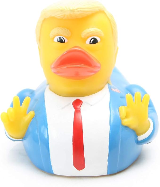 Baby Bath Toys Trump Rubber Squeak Bath Duck Baby Bath Duckies - for Kids Gift Birthdays Baby Showers Bath Time