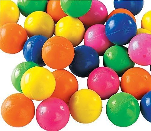 100 Solid Color superballs high Bounce Bouncy Balls 27 mm 1 inch Vending Machine Balls