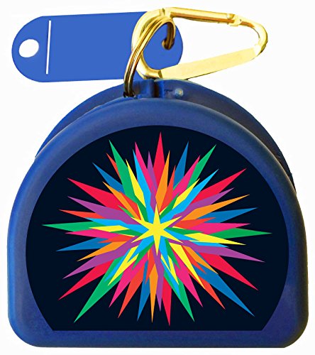 Mouth Guard, Retainer, Pacifier Case Clips On - Star