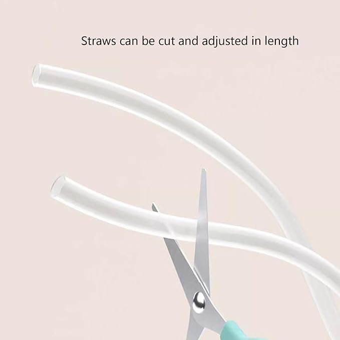 Baby Nasal Cannula,Anti Reflux Nasal Cannula,Equipped with A Nose Clip,Suitable for Newborns and Baby Products-White