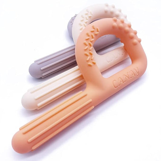 Xtra Tough Hand-Held Sensory Chew Toys for Autistic Children(3 Pack), Chew Sticks fo Kids, Alt. to Chew Necklaces for Sensory Kids, Teething, Oral Motor Stimulation, ADHD, SPD - For Aggressive Chewers