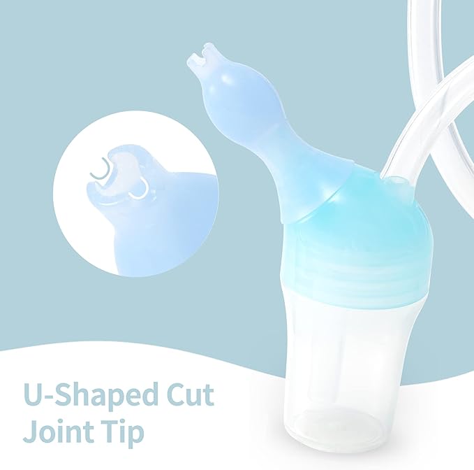 Pigeon Baby Health Care Set(Set of 4), 2 Nail Scissors with Rounded Tip(0+ Months, 3+ Months) & 1 Nail Clipper(9+ Months) & 1 Baby Nasal Aspirator(1 Pack）
