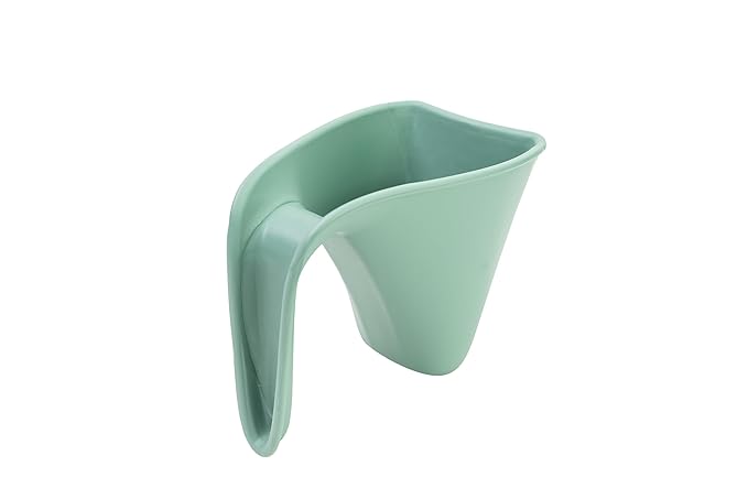 Shnuggle Bath Rinse Jug | Soft Rim Baby & Toddler Shampoo Rinser | Bath Hair Rinsing Cup | Hair Wash Jug with Handle | Essential Bath Accessories | Eucalyptus