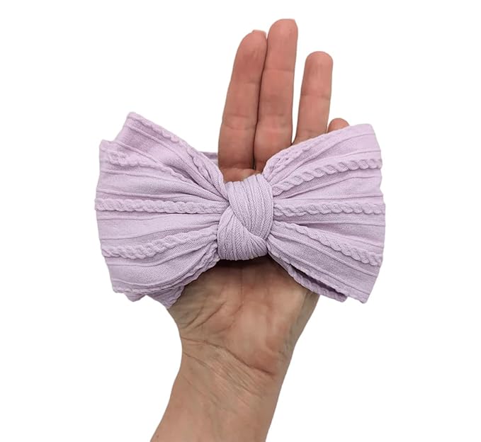 XuoAz Baby Girls Bow Flora Headband Baby Turban Knotted Elastic Headwrap for Newborn Infant Toddler Hair Accessories