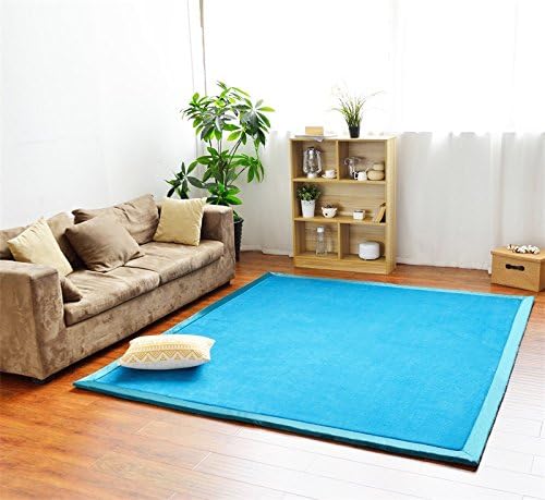 Play Crawling mat for Nursery Baby, Extra Soft Activity Floor Mat for Kids Playroom Bedroom-Blue-200 * 300cm