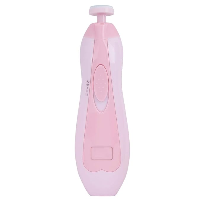 Safe Baby Electric Nail Clipper,6 In 1 Baby Nail File Kit, Baby Essential Nail Care Kit,Electric Baby Nail Trimmer, Baby Nail File Kit, for Newborn Infant Toddler(Pink)