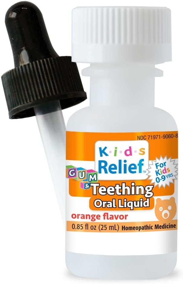 Kids Teething Oral Solution (Orange Flavour) (0.85oz) 25ml