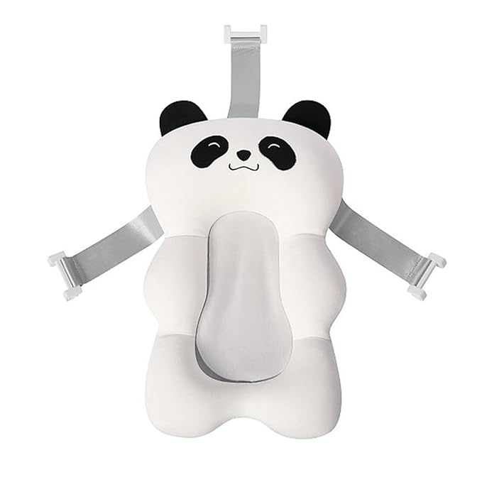 Cartoon Baby Bath Cushion Floating Shower Bed for Newborns and Infants Nonslip Designing Ergonomic Pad