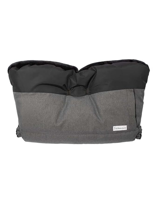7AM Enfant Stroller Warmmuffs Gloves - Anti-Freeze Stroller Mittens for Handlebars, Water Repellent Hand Warmer Muff for Cold Weather, Plush Lined Stroller Warmmuffs | Winter Stroller Accessories