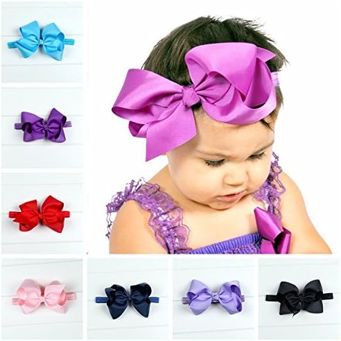 DDazzling Baby Large Hair Bow Headband Hair Accessories Photo Props