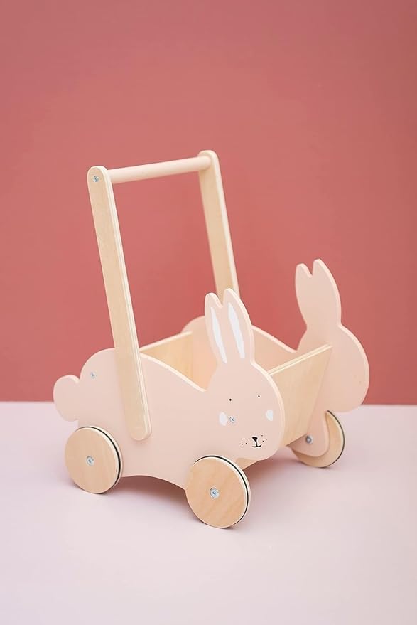 Trixie - FSC Certified Wooden Walking/Walking/Walking/Walking/Walking/Walking/Walking/Walking/Walking/Trolley for Ages 18 Months - Mrs. Rabbit
