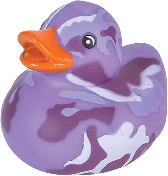 24-Pack Camo Rubber Ducks: Fun Unique Military-Inspired Bath Toys for SUV Ducking or Play - 2 inches