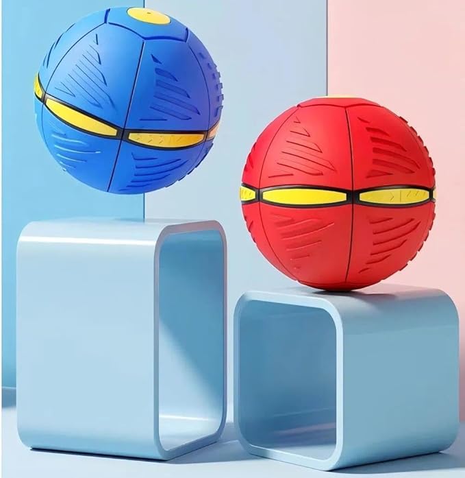 Magic Ball Pop Up Bouncy Ball Toy, Light Up Flashing Bouncing Balls for Kids, Fun Sensory Light Toy for Parent-Child & Pet-Friendly Play, Indoor Outdoor Play, Party Favor Gift