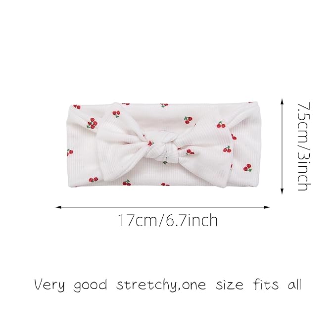 KIDOCHEESE Baby Girl Headbands with Bows Soft Elastics Hairbands Hair Accessories for Newborn Infant Toddler Kids