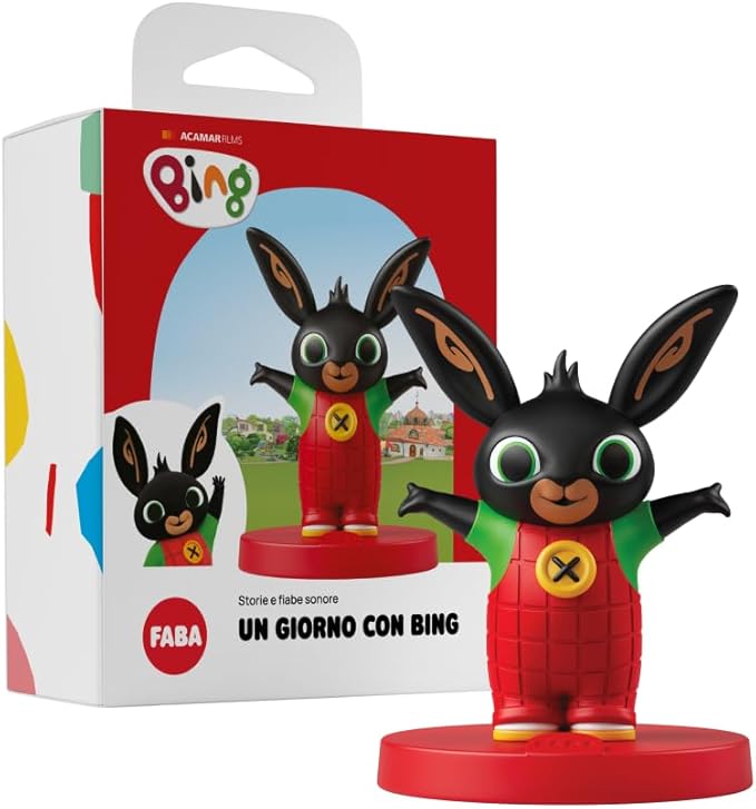 FABA Sound Character A Day with Bing Italian Version: Stories & Songs for Boys & Girls 1-3 Years
