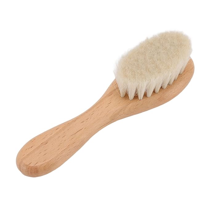 Baby Brush, Baby Brush And Comb Set Baby Brush And Comb Set Multifunction Baby Brush And Comb Set Newborn Composite Wood And Wool Baby Men Hair Baby Bath