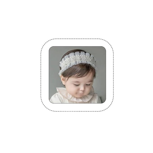 Bethynas Baby Girls Cute Bow-knot Headband Soft Lace Floral Hairbands Newborn Infant Toddlers Kids Hair Accessories (Style 4)