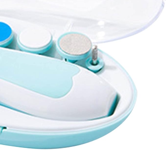 Baby Nail Clippers Baby Nail File Kit Additional Replacement Heads Newborn Toddler Toes and Fingernails Trim and Polis
