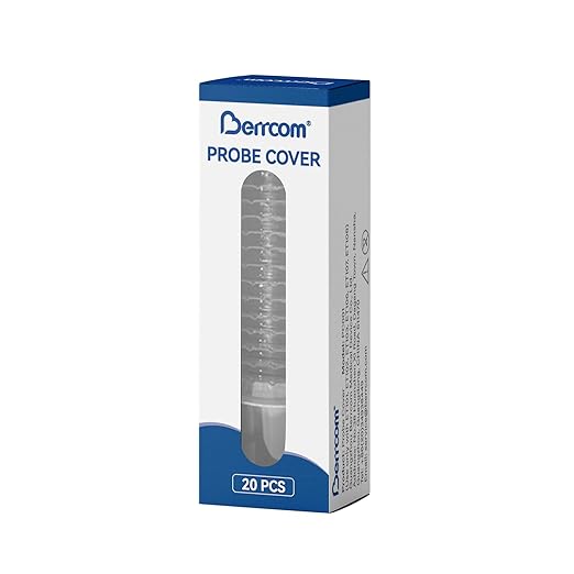 Berrcom 100-Pack Disposable Ear Thermometer Probe Covers, BPA-Free Lens Filters & Refill Caps Compatible with Digital Ear Thermometer Models