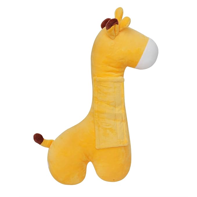 Seat Belt Pillow for Kids, Car Seatbelt Cover Children Rest Sleep Head Support Shoulder Pad Neck Pillow Plush Cartoon Giraffe Cushion