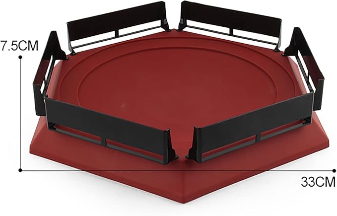 Battle Top, Detachable Battling Top Stadium for Burst Spinning Toy, with Removable Design Easy Storage and Carry, Safe Polished Edge for Kids Gifts (215g/7.6oz)