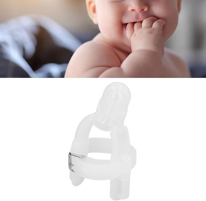 Thumb Suction Stop,Baby Thumb Sucking Finger Protector for Kids, Nail Biting Prevention Treatment Set for 1-5 Years, Baby Kids (Transparent)