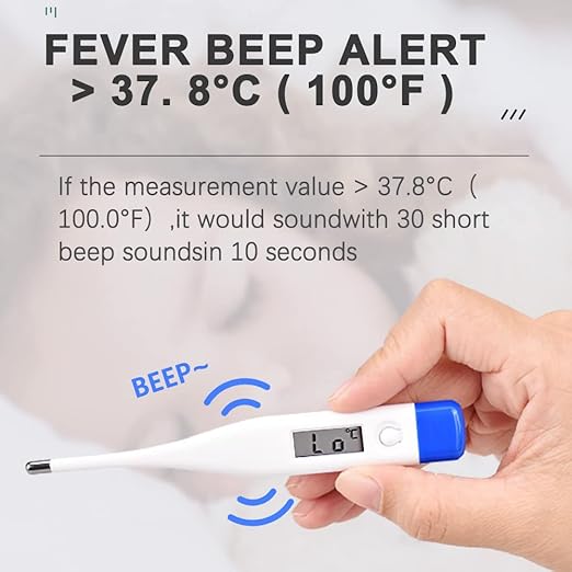 [Value Bundle] Berrcom Digital Thermometer DT007 & Berrcom No-Touch Infrared Thermometer for Adults and Kids JXB178