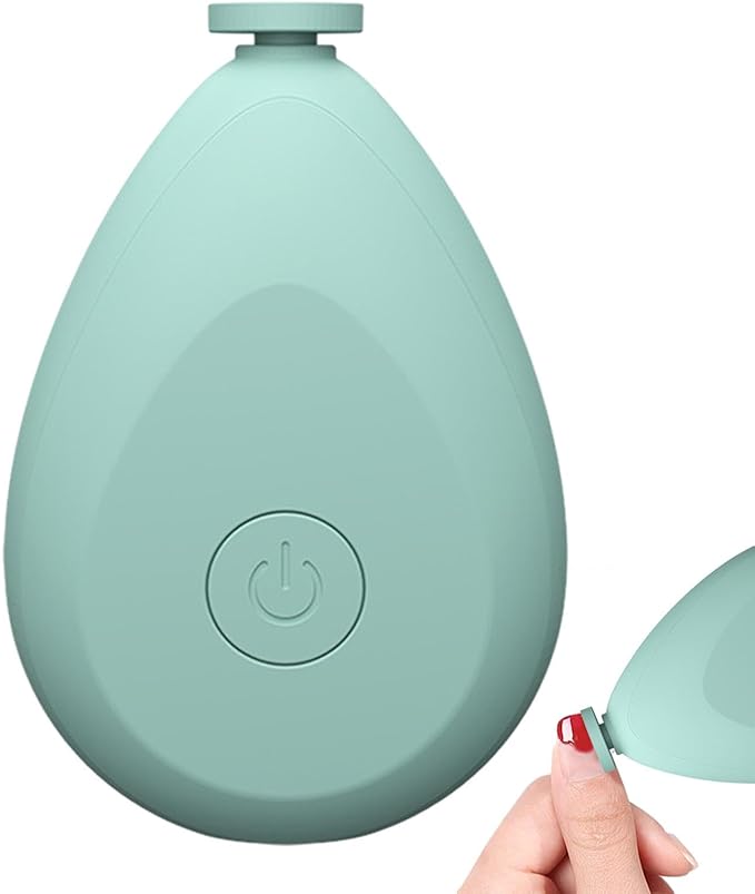 Baby Electric Nail Grinder - Battery Operated Portable Baby Nail Trimmer Electric, Quite Newborns Nail File | Toddler Nail Clipper, Baby Nail Clippers with 4 Grinding Heads for Toes and Fingernails