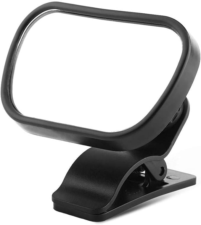 Aramox Baby Mirror,1Pc Adjustable Car Baby Child Back Seat Rear View Safety Mirror With Suction Cup Clip Black