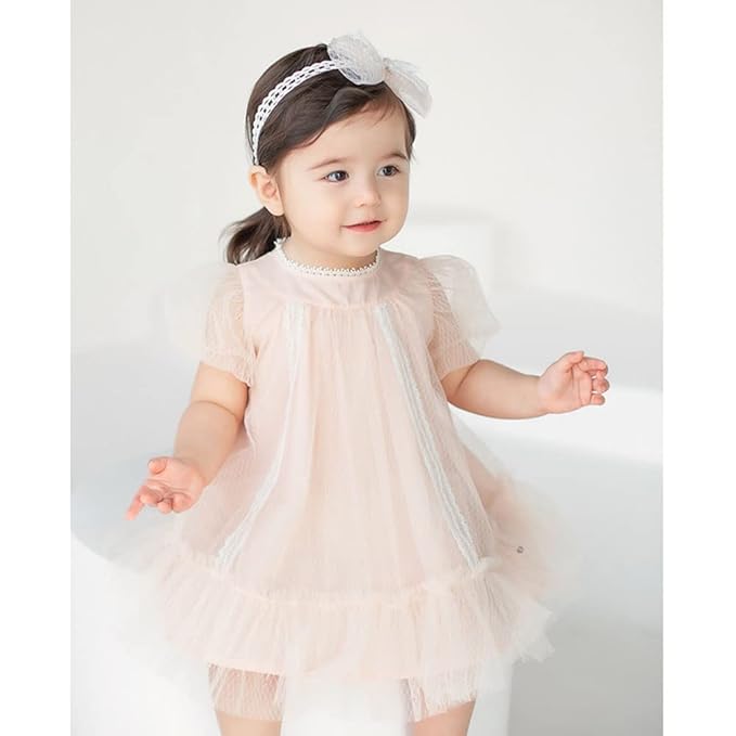 Bethynas Baby Girls Cute Bow-knot Headband Soft Lace Floral Hairbands Newborn Infant Toddlers Kids Hair Accessories (Style 5)