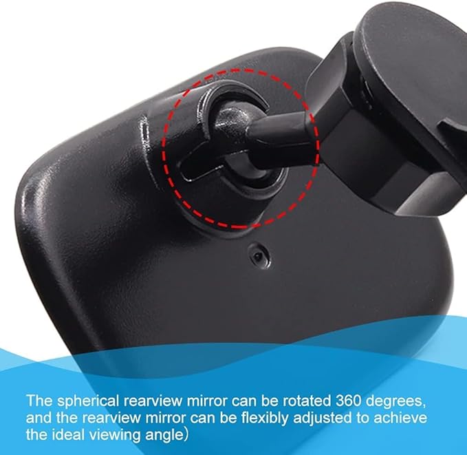 Biqing Baby Rear View Mirror, 360 ° Adjustable Rear View Mirror to Monitor Baby Keep Baby in View, Baby Rear View Mirror With Clip Use for Car Visor