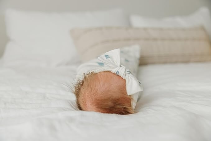Copper Pearl Baby Bows: Stylish Headbands for Baby Girls, Premium Soft and Stretchy Baby Headbands, Perfect for Newborns, Trendy Designs - Dream