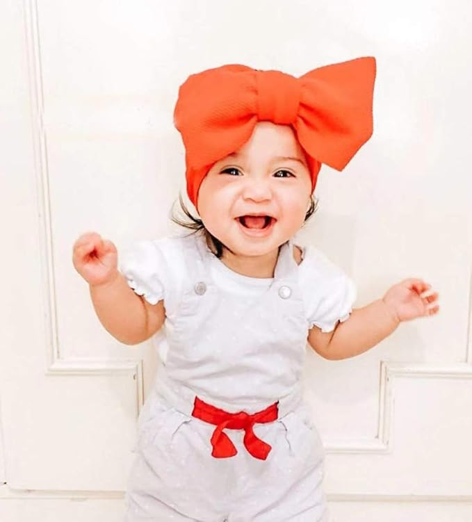 Baby Headbands Valentine's Day Baby Bows Stretchy Red Headbands for Newborns Infant Cute Hair Accessories (PR21)