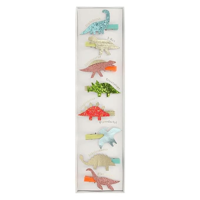 Meri Meri Dino Hair Clips (Pack of 8)