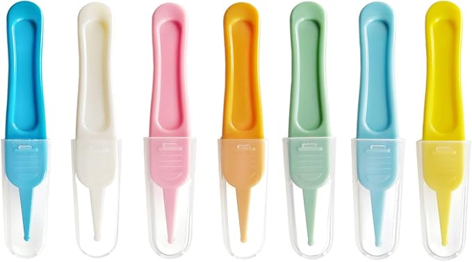 Baby Nasal Tweezer Baby Nose Tweezer Round for Head Baby Nose Booger