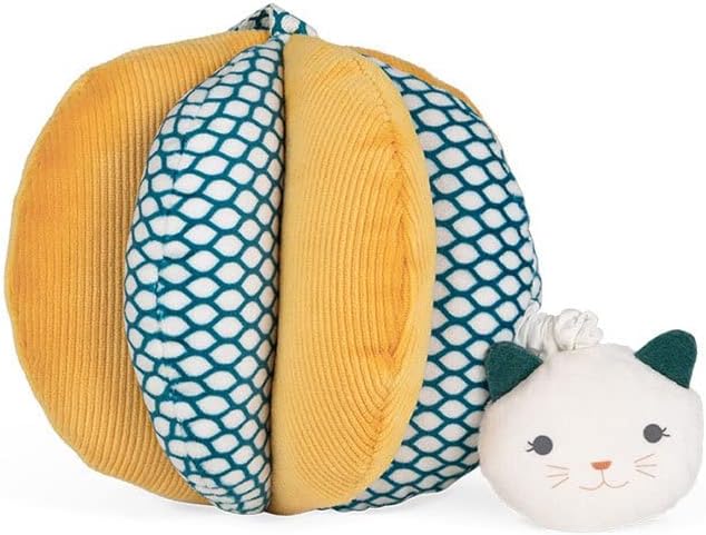 Kaloo - Stimuli - My First Gripping Ball with Vibrating Function - Washable Fabric - 0 Months + - K971601