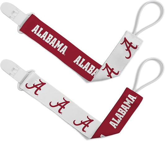 BabyFanatic Officially Licensed Unisex Pacifier Clip 2-Pack - NFL