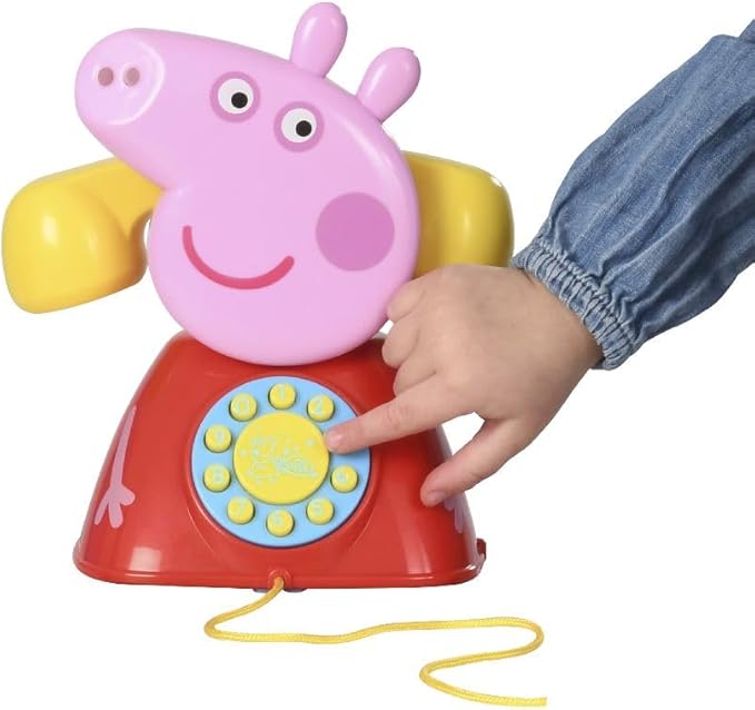 Peppa Pig Peppa’s Telephone – Kids Interactive Toy Phone with Musical Buttons & Character Sounds for Toddlers (18 Months+)