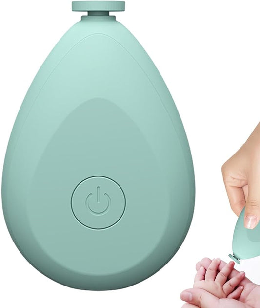 Baby Electric Nail Grinder - Battery Operated Portable Baby Nail Trimmer Electric, Quite Newborns Nail File | Toddler Nail Clipper, Baby Nail Clippers with 4 Grinding Heads for Toes and Fingernails
