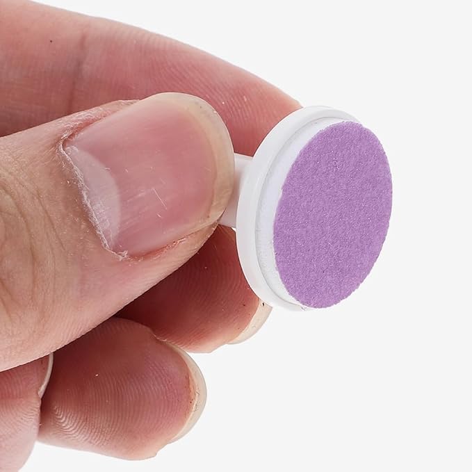 minkissy 24Pcs Baby Electric Nail File Replacement Pads 0.70 Inch Nail Grinding Heads for Infant Toddler Universal Electric Trimmer Accessories